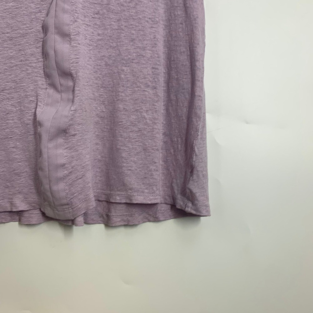 Sanctuary Lavender Heathered V-Neck Short Sleeve Top Purple Tee Size XL - Picture 5 of 14